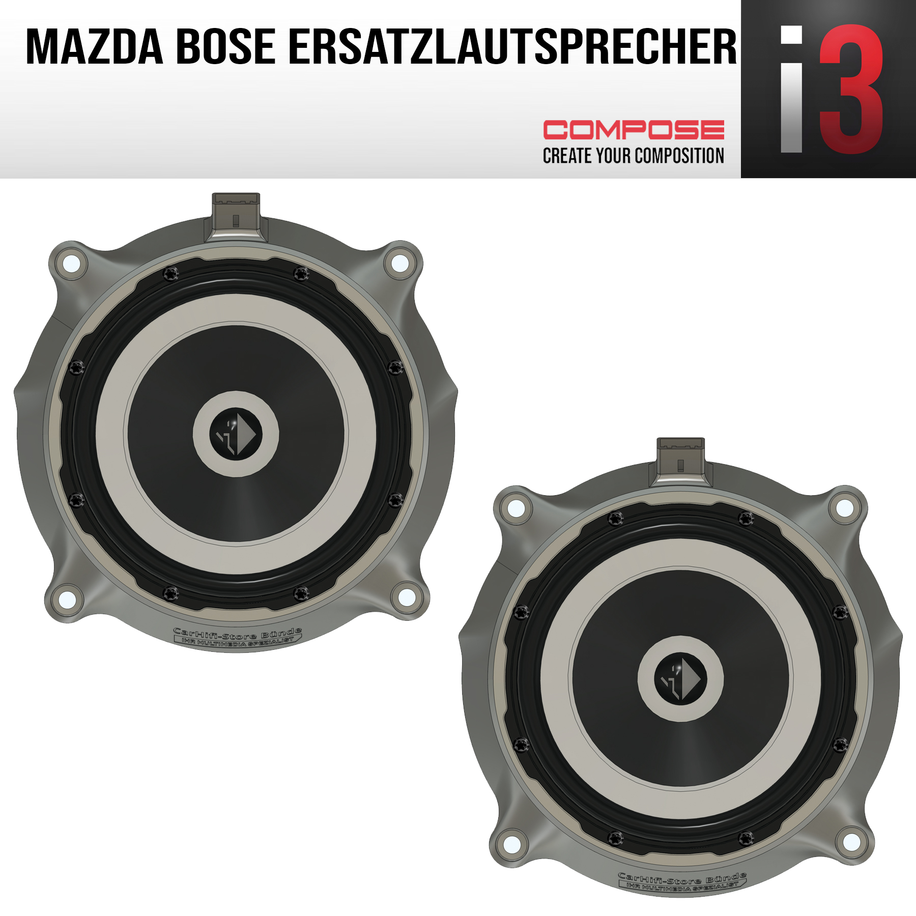 COMPOSE Ci3 W200.MAZ Mazda Bose Ersatzlautsprecher