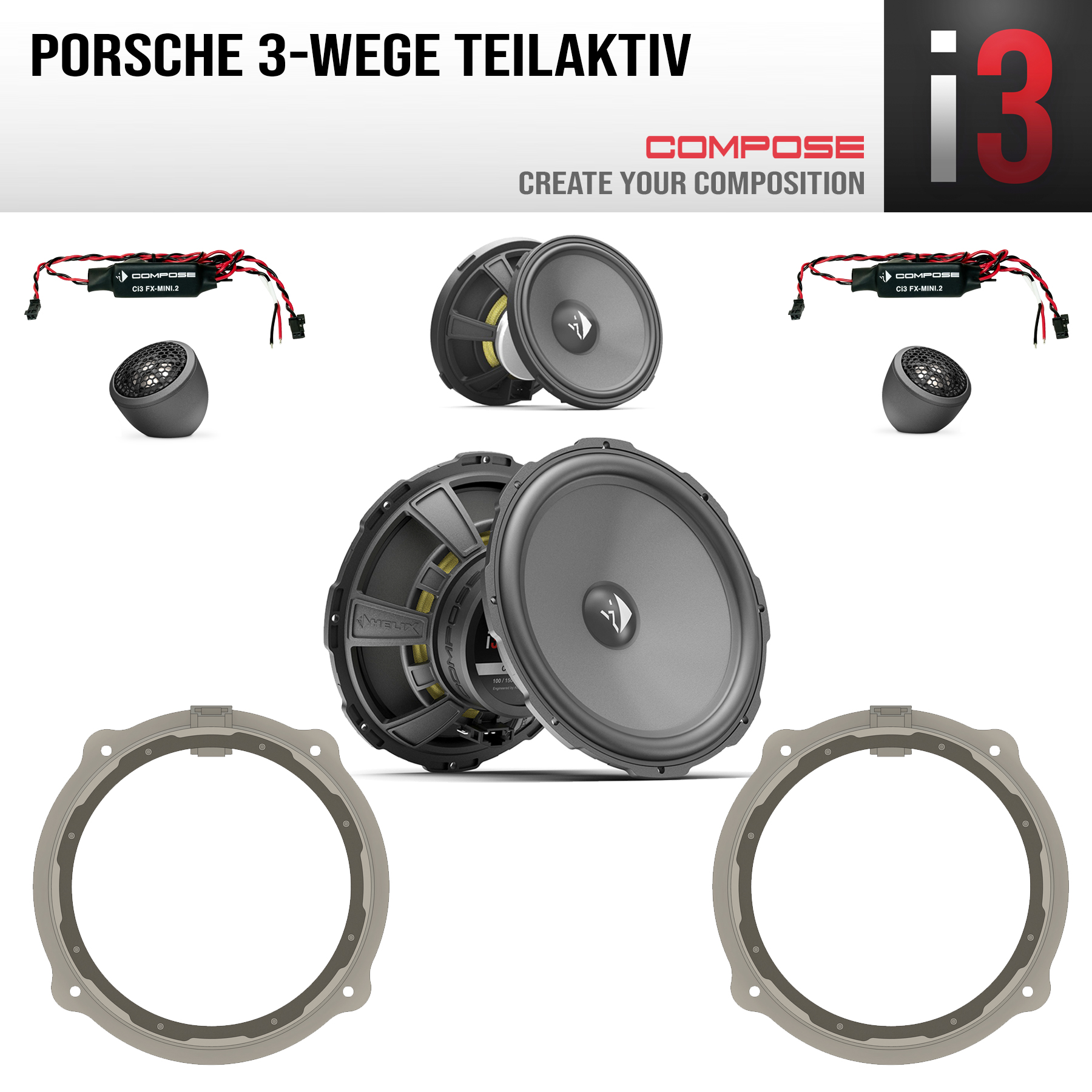 Compose Ci3 K200.3PO2TA-S3 Porsche 987/997