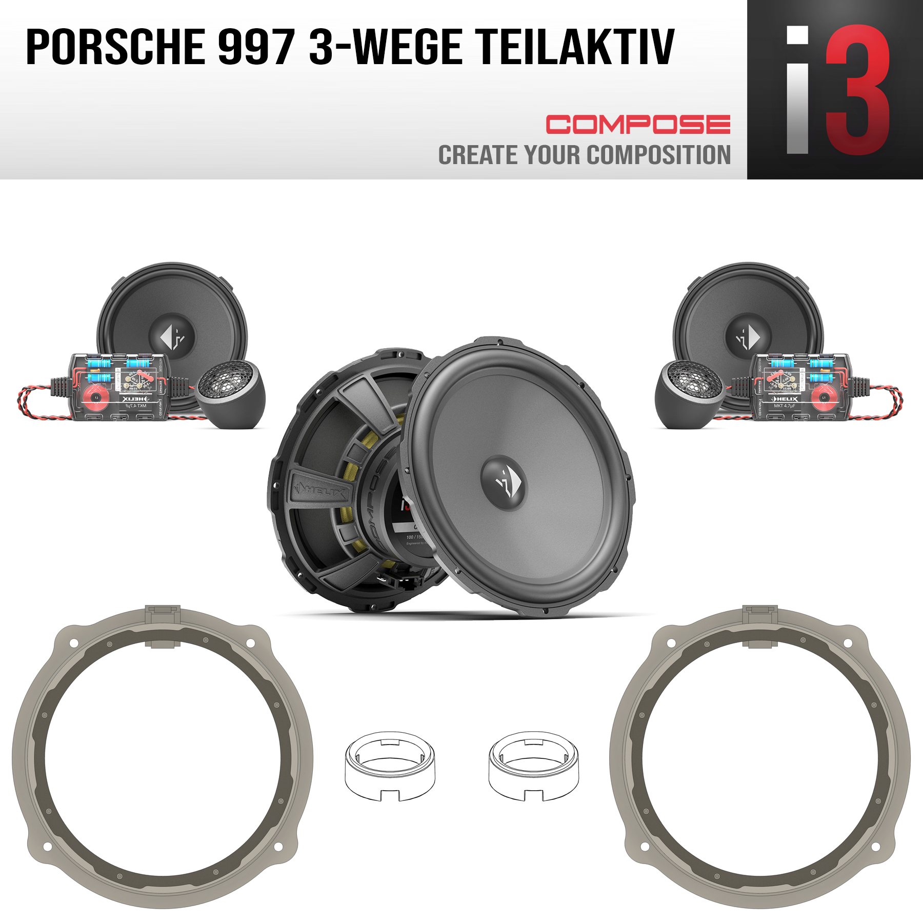 Compose Ci3 K200.3PO2TA-S3 Porsche 997