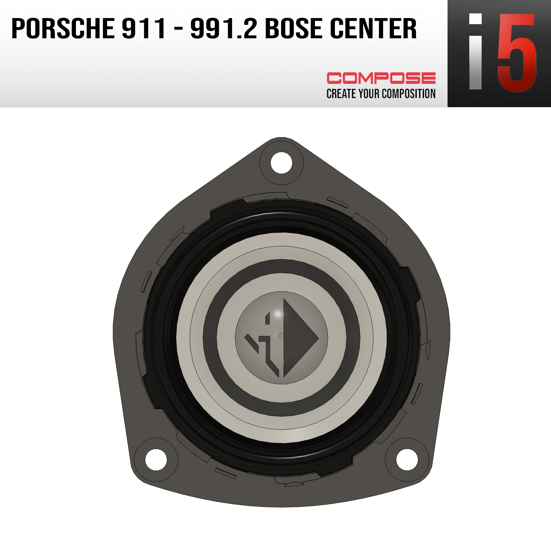 Porsche 911 Typ 991 Ci5 M80FM Center Lautsprecher