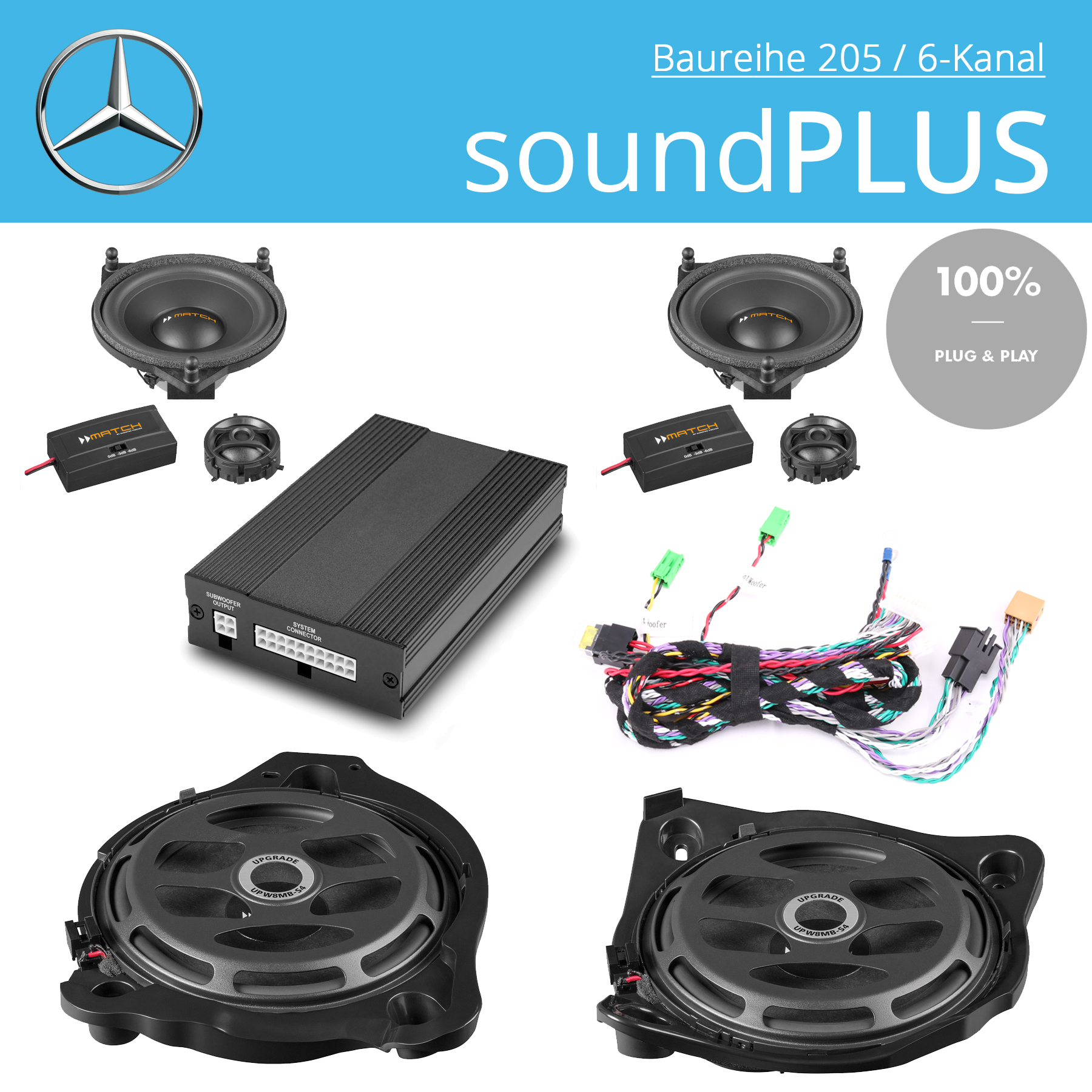 Mercedes Komplettsystem soundPLUS