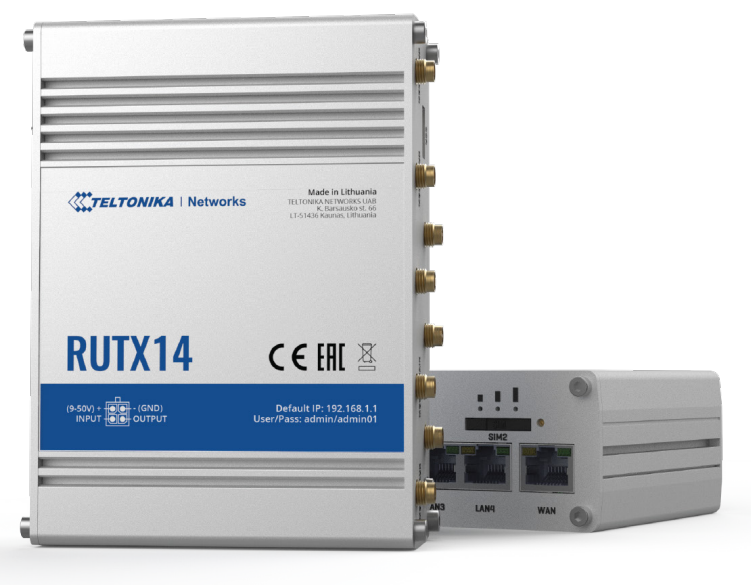 Dietz TEL-RUTX14 LTE/WLAN Router Teltonika