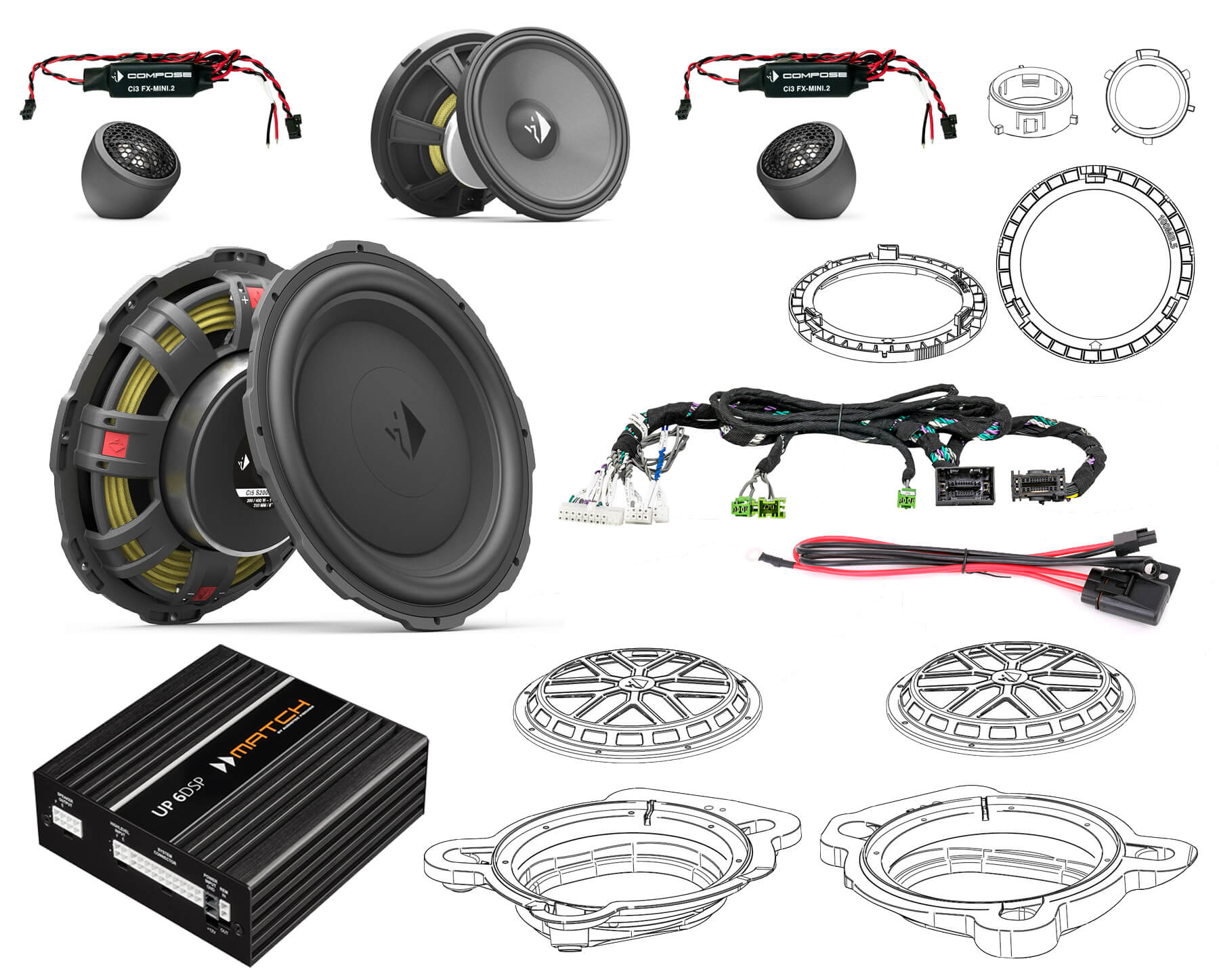 Mercedes GLC X254 Komplettsystem soundPRO