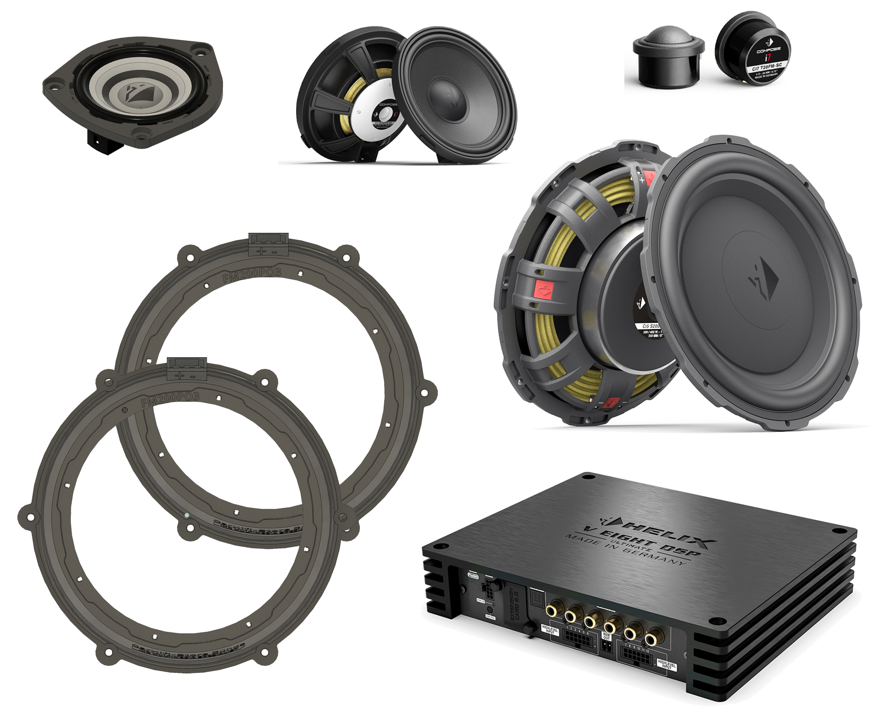 Porsche 911 Typ 991 BOSE COMPOSE i5/i7 Soundsystem