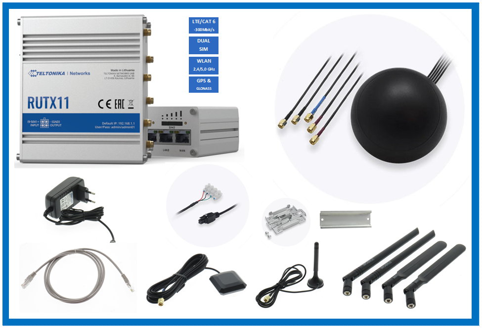 Dietz TEL-RUTX11-Set