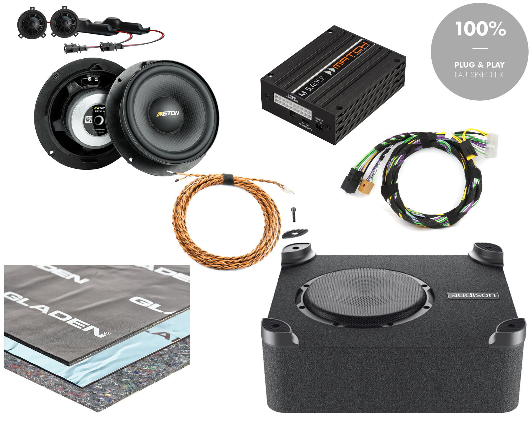 Komplettsystem soundPRO VW | Seat | Skoda