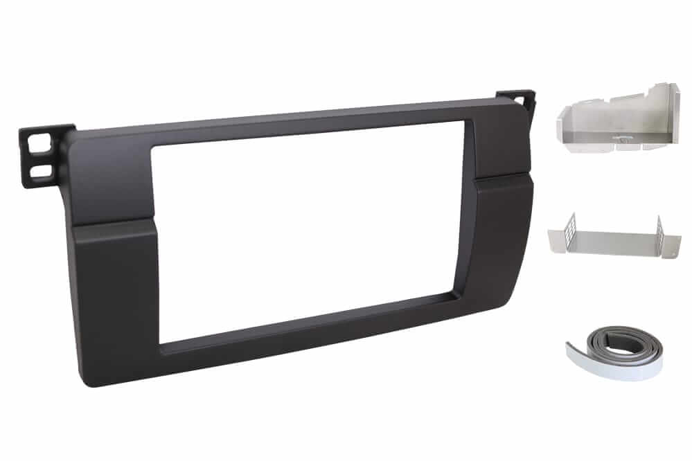 2-DIN Radioblende, schwarz BMW 002.339-2