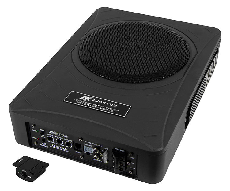 ESX Q208A Aktiv-Untersitz-Subwoofer