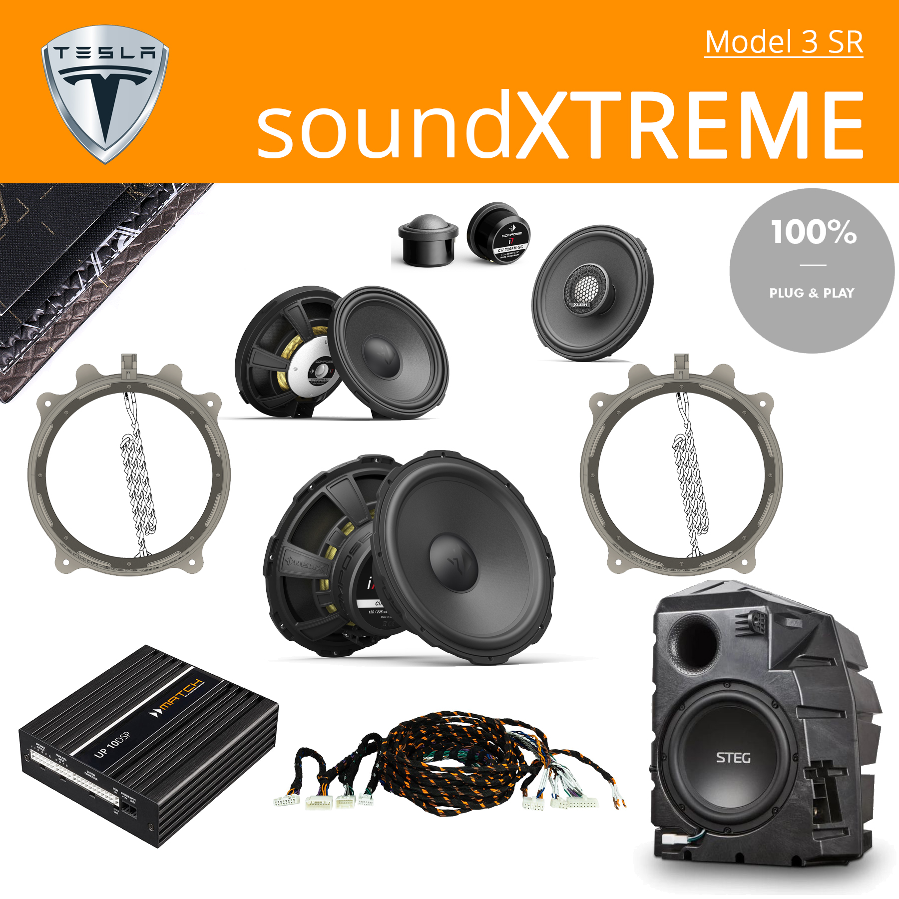 Tesla Model 3 SR soundXTREME