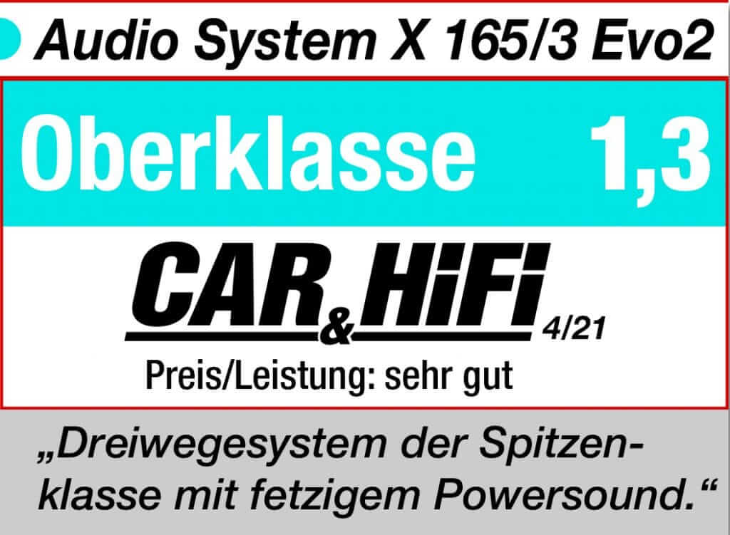 Audio System X 165/3 EVO2