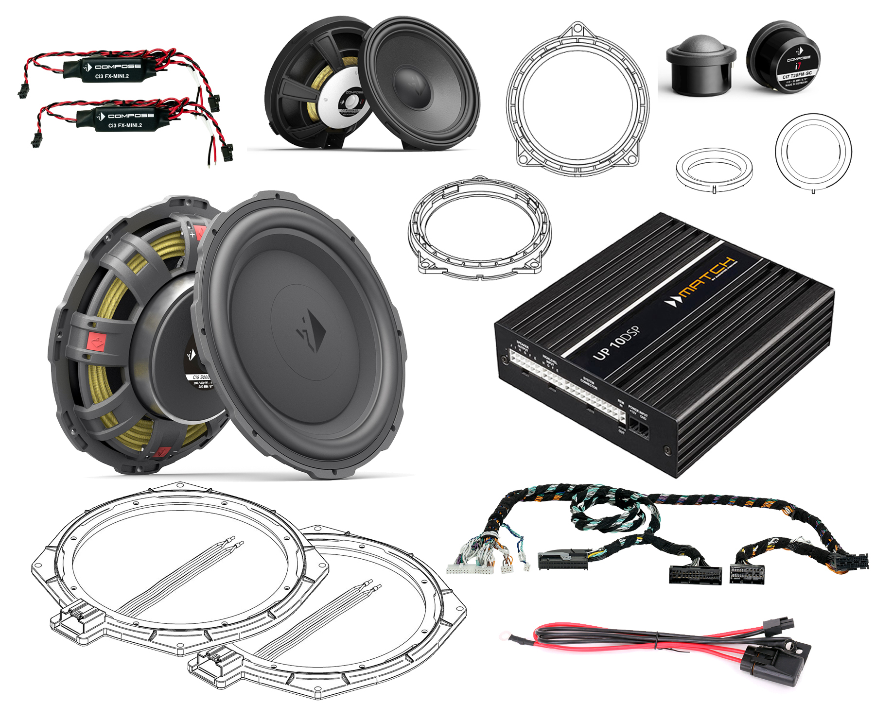 BMW Komplettsystem soundPRO Bowers & Wilkins