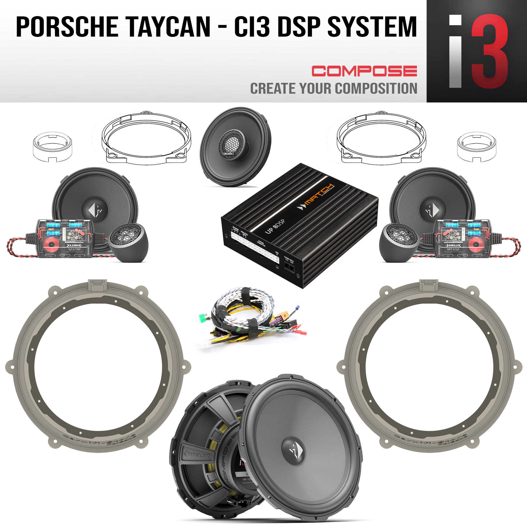 Compose Ci3 DSP System Porsche Taycan