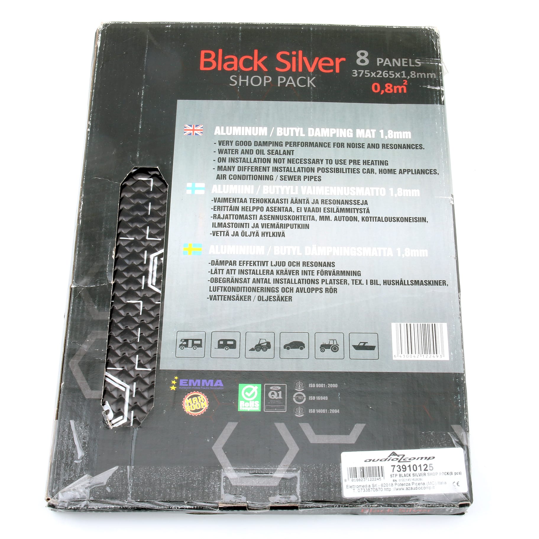 STP Black Silver 0,8m²