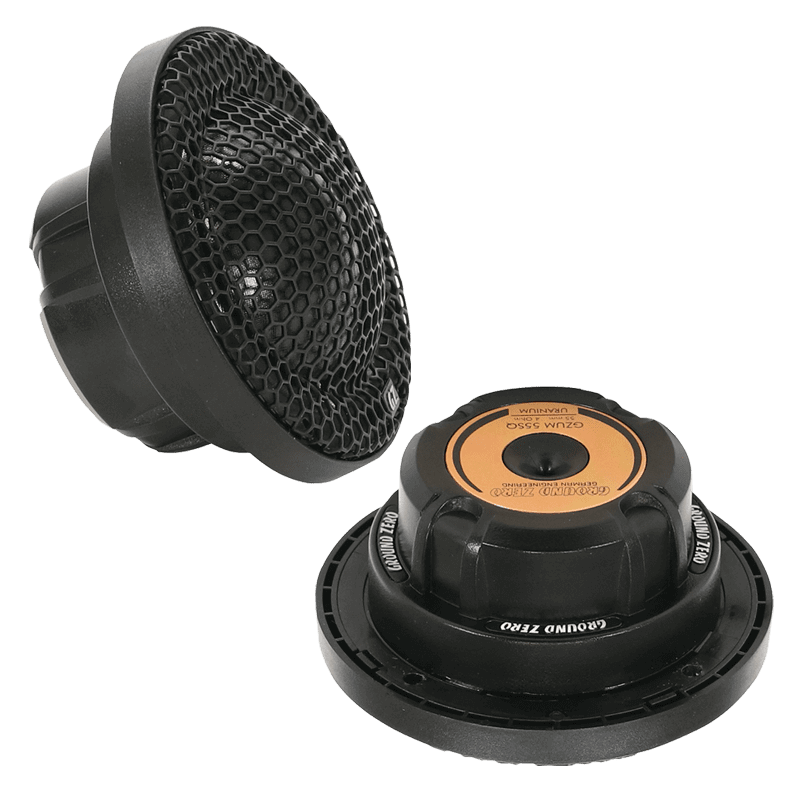 Ground Zero GZUC 165.2SQ-ACT Komponenten-Lautsprecher – 16,5 Cm, 180 Watt, Ideal Für Auto-Soundsysteme