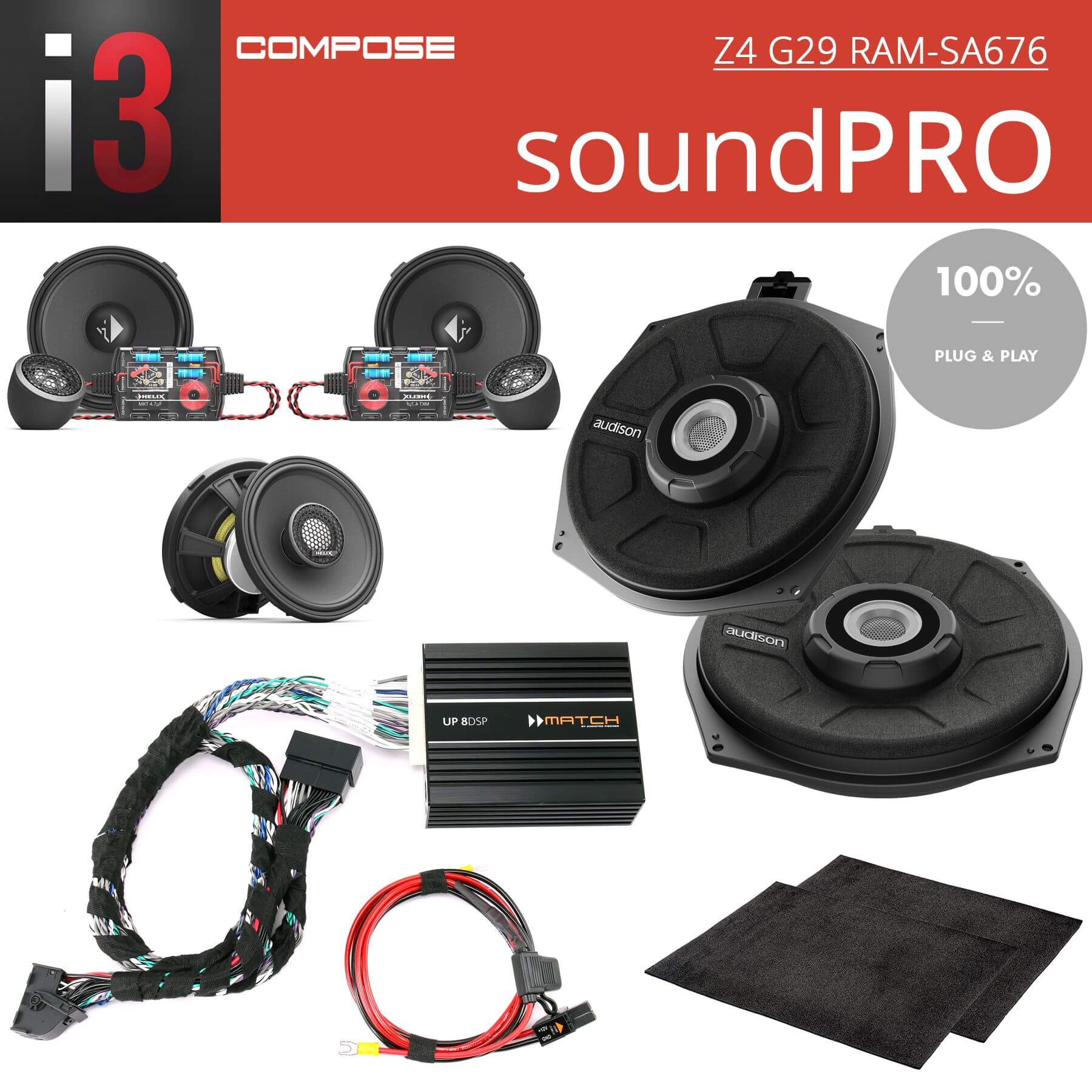 BMW Komplettsystem soundPRO RAM-Z4 | Hifi Upgrade Typ G29