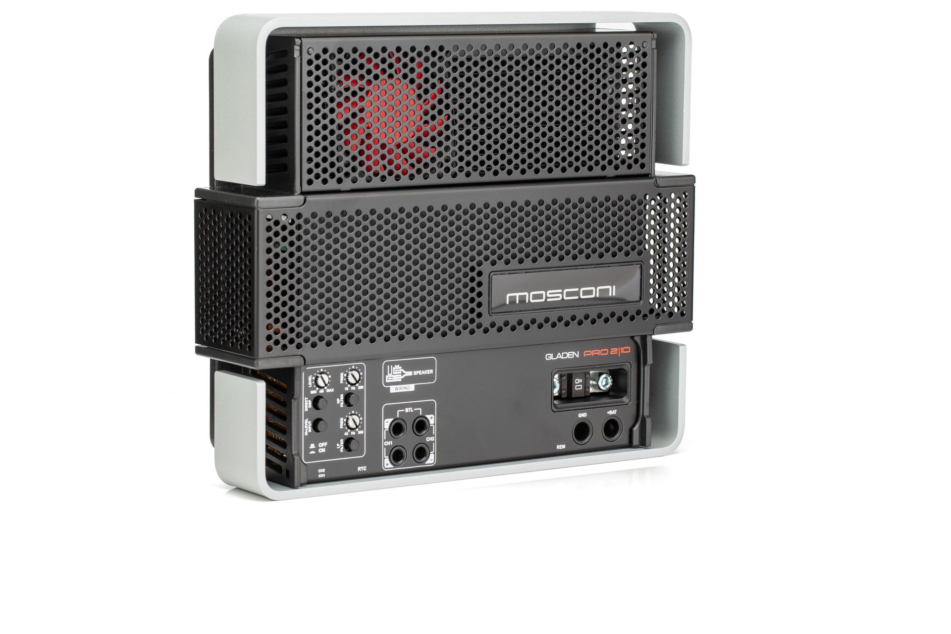 Mosconi Gladen Pro 2I10 AAB | Analoger 2-Kanal-Verstärker