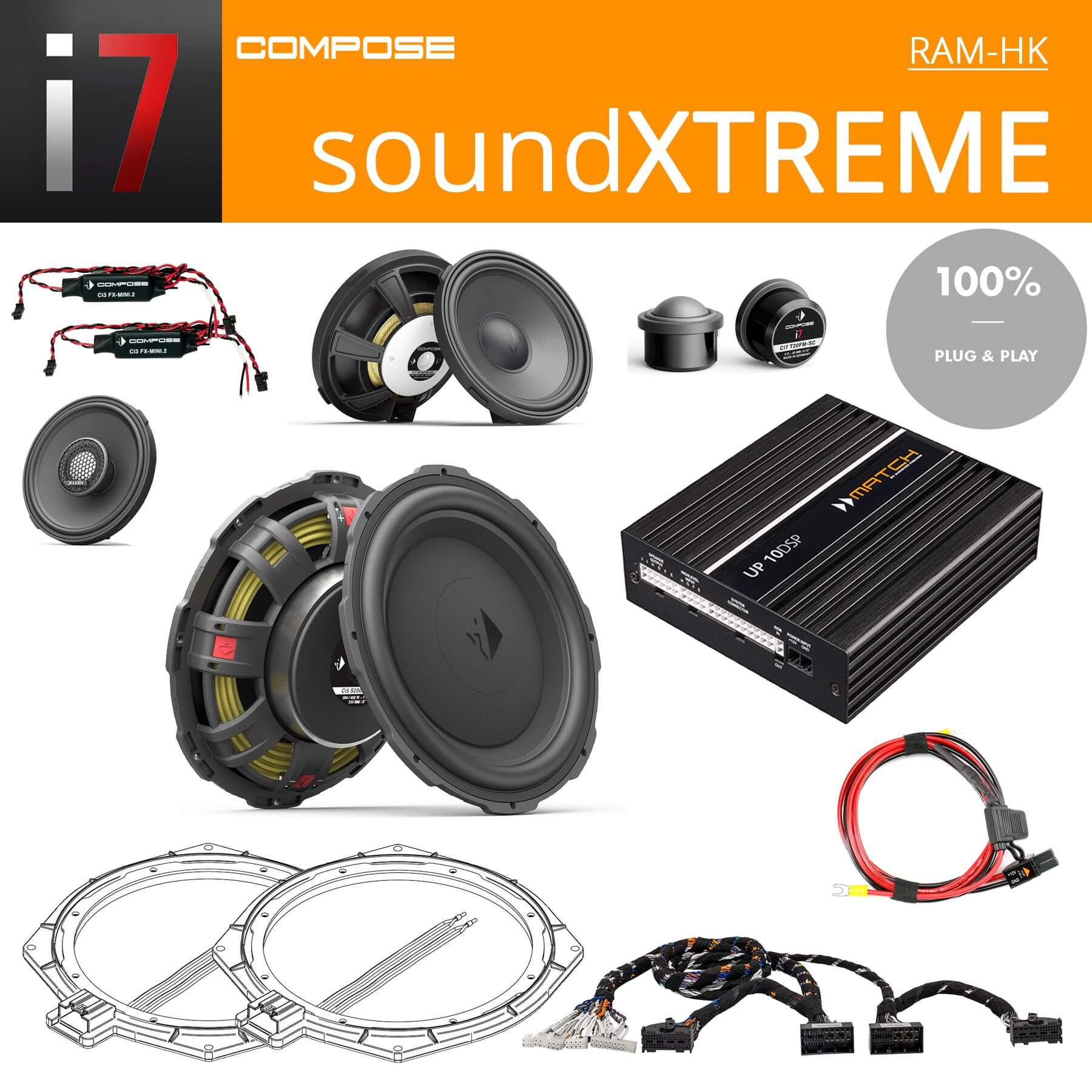 BMW Komplettsystem soundXTREME RAM | Hifi Upgrade | Harman Kardon