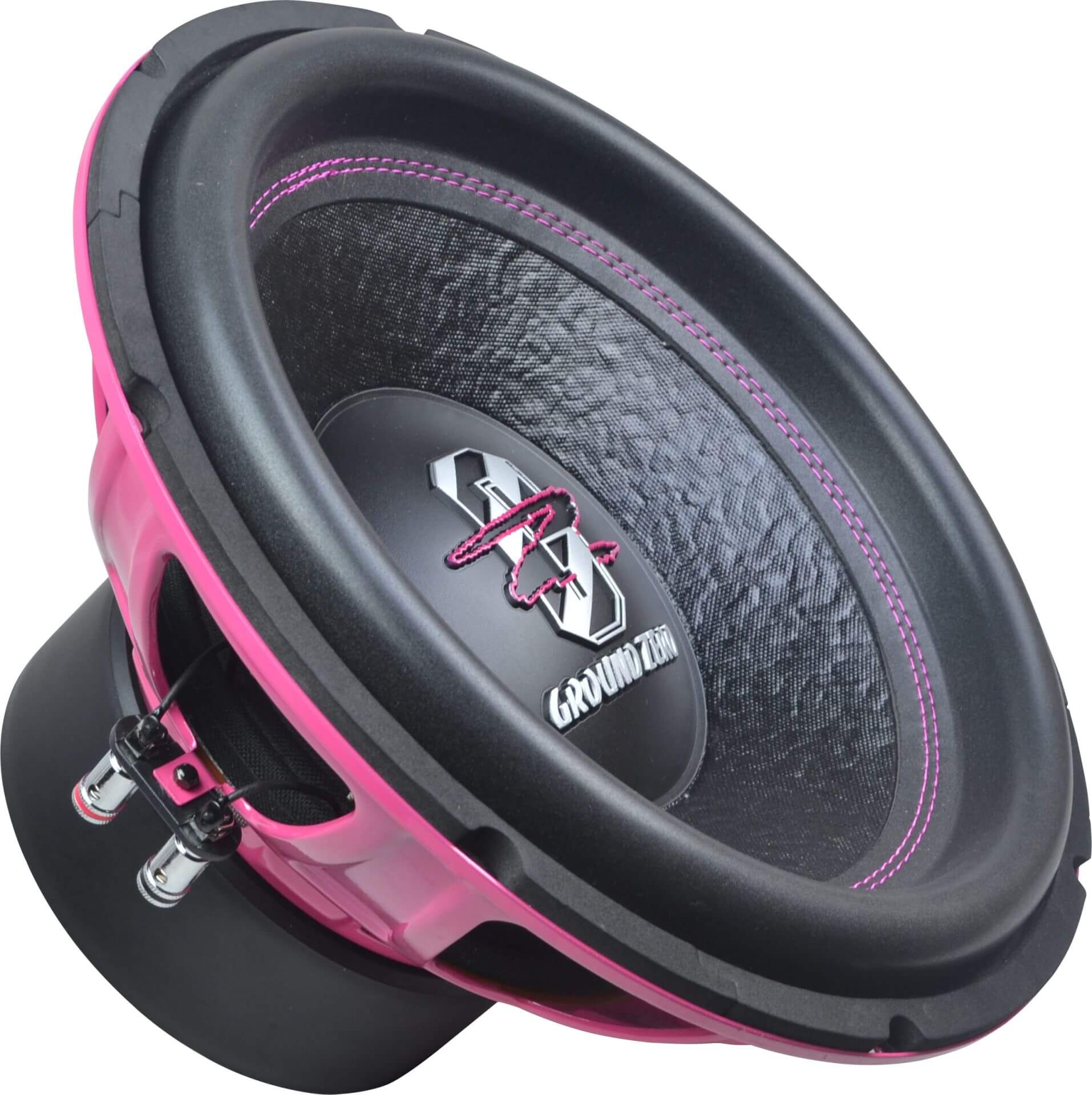 Subwoofer Ground Zero GZIW 12XSPL-D2 | 30cm, 1000W SPL, Doppia Bobina 2+2 Ohm, Xmax 34mm, Pink Edition