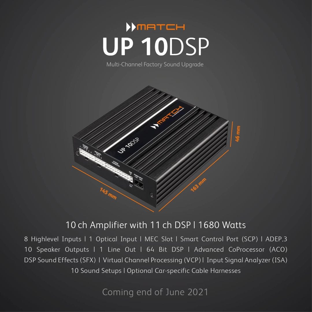 Match UP 10DSP 10Kanal DSP Endstufe CarHifi Bünde