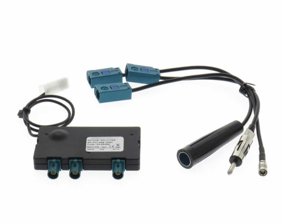 Dietz 41124 Active DAB FM Antenna Splitter – SMB Female / Fakra Male Female