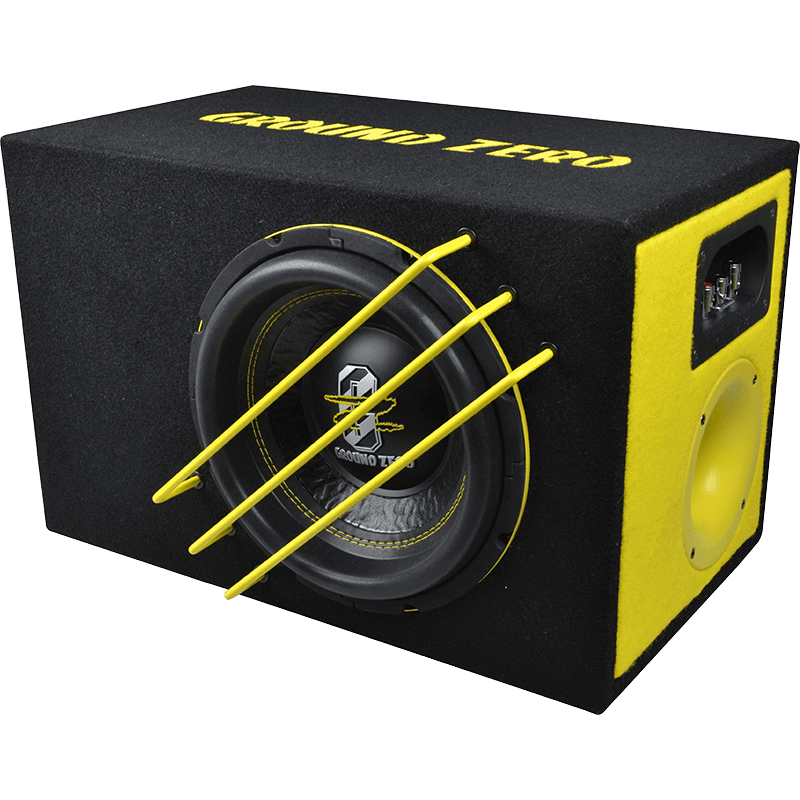 Ground Zero GZRB 25SPL Bassreflexgehäuse mit 25 cm SPL Subwoofer